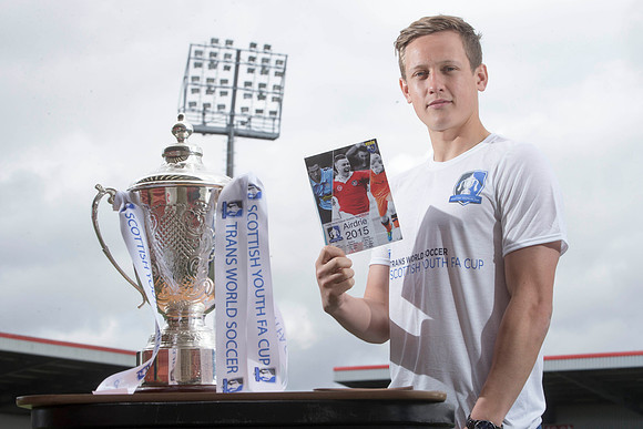 James Craigen with the TWS SYFA Cup
