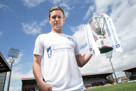 James Craigen with the TWS SYFA Cup