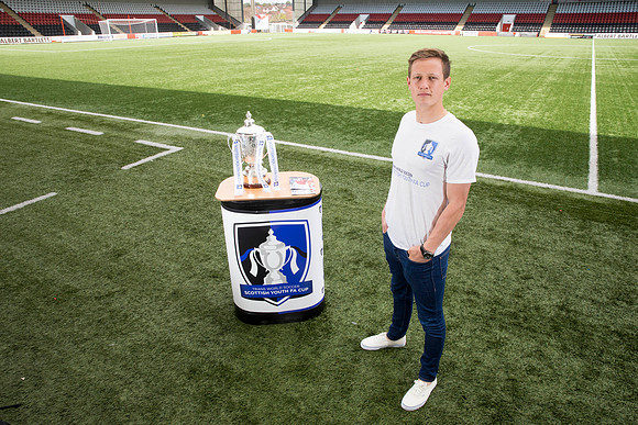 James Craigen with the TWS SYFA Cup