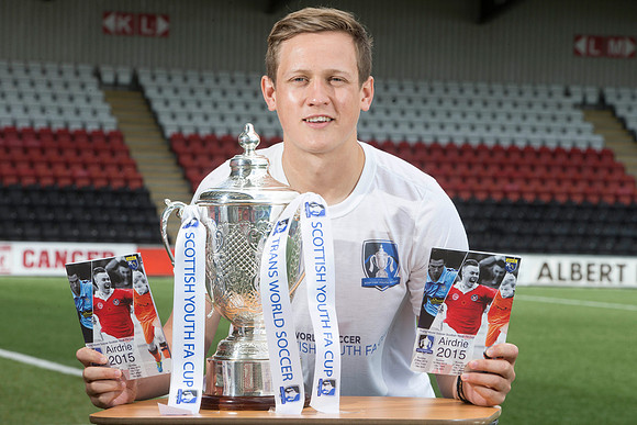 James Craigen with the TWS SYFA Cup
