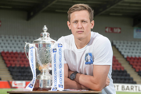 James Craigen with the TWS SYFA Cup