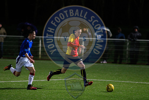 Rangers FC Vs Partick Thistle FC (U17s) Development Football