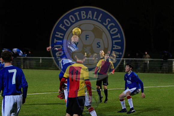 Rangers FC Vs Partick Thistle FC (U17s) Development Football