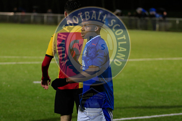 Rangers FC Vs Partick Thistle FC (U17s) Development Football