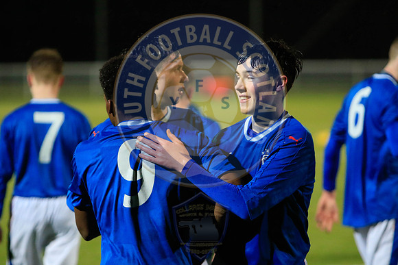 Rangers FC Vs Partick Thistle FC (U17s) Development Football
