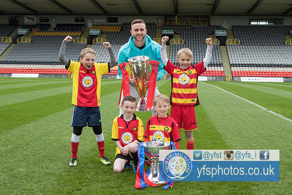 SPFL Trusted Trophy Tour, Firhill Stadium, Glasgow. Friday 8th April