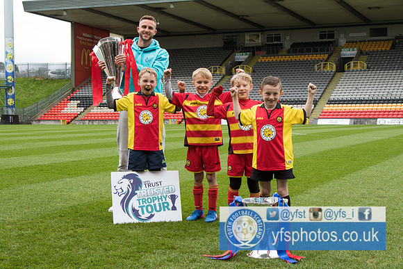 SPFL Trusted Trophy Tour, Firhill Stadium, Glasgow. Friday 8th April