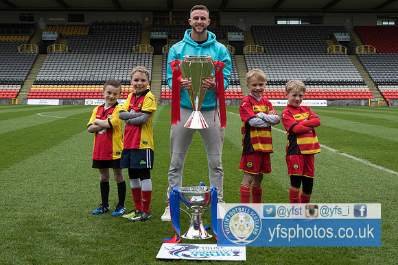 SPFL Trusted Trophy Tour, Firhill Stadium, Glasgow. Friday 8th April