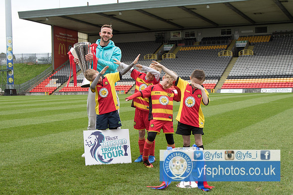 SPFL Trusted Trophy Tour, Firhill Stadium, Glasgow. Friday 8th April