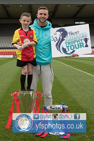 SPFL Trusted Trophy Tour, Firhill Stadium, Glasgow. Friday 8th April