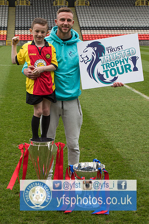 SPFL Trusted Trophy Tour, Firhill Stadium, Glasgow. Friday 8th A