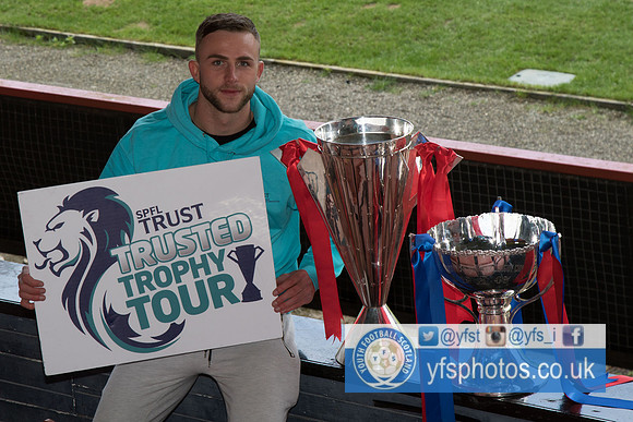 SPFL Trusted Trophy Tour, Firhill Stadium, Glasgow. Friday 8th April