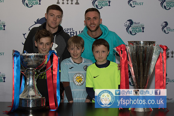 SPFL Trusted Trophy Tour, Firhill Stadium, Glasgow. Friday 8th April