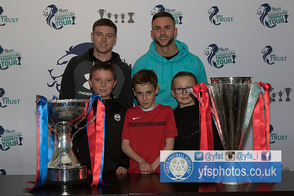 SPFL Trusted Trophy Tour, Firhill Stadium, Glasgow. Friday 8th April
