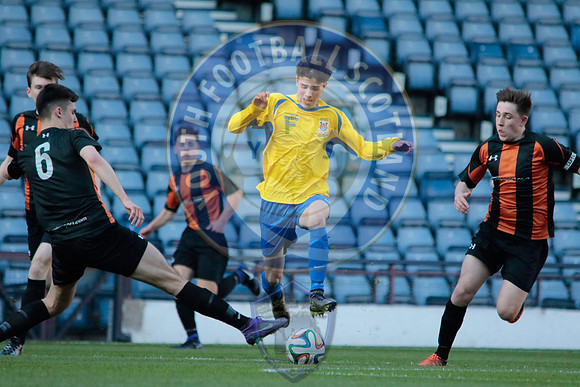Scottish Schools FA Seniors Cup Final Eastwood HS Vs Braidhurst