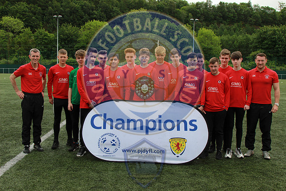 PJ&DYFL Div1 Winners, Parklea Port Glasgow, Sunday 28th May 2017