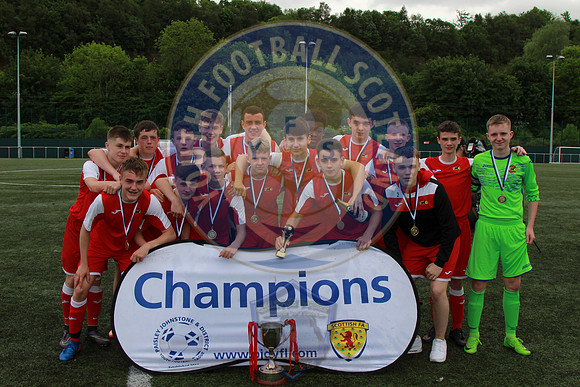 PJ&DYFL Div1 Winners, Parklea Port Glasgow, Sunday 28th May 2017