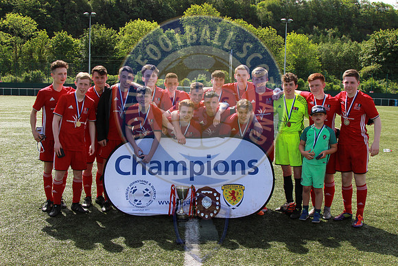PJ&DYFL Div1 Winners, Parklea Port Glasgow, Sunday 28th May 2017