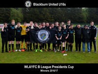 Blackburn United U16s - WLAYFC B League Presidents Cup