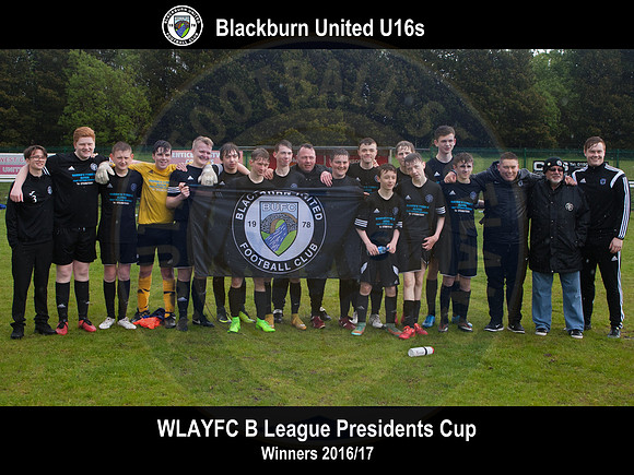 Blackburn United U16s - WLAYFC B League Presidents Cup