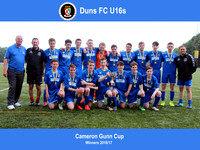 Duns FC U16s - Cameron Gunn Cup