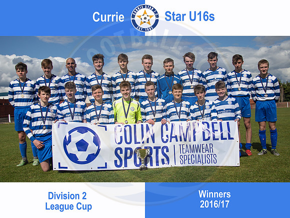 Currie Star FC U16s - Division 2 League Cup