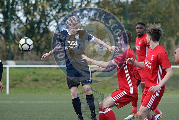 Edusport Acadamy Vs Aberdeen FC, Scottish Youth Cup 3rd Round, N