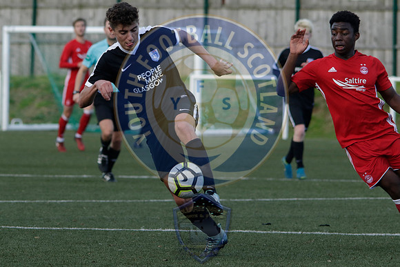 Edusport Acadamy Vs Aberdeen FC, Scottish Youth Cup 3rd Round, N