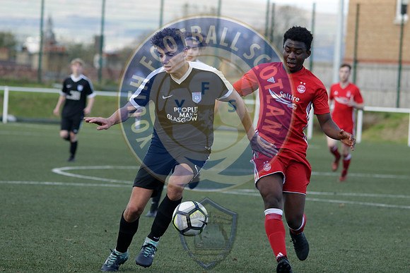 Edusport Acadamy Vs Aberdeen FC, Scottish Youth Cup 3rd Round, N