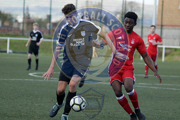 Edusport Acadamy Vs Aberdeen FC, Scottish Youth Cup 3rd Round, N