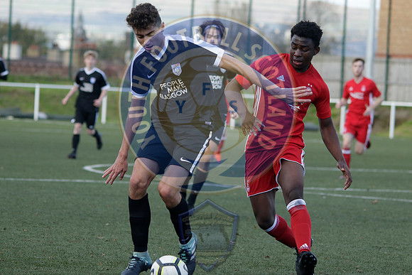 Edusport Acadamy Vs Aberdeen FC, Scottish Youth Cup 3rd Round, N