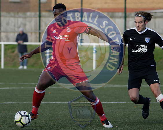 Edusport Acadamy Vs Aberdeen FC, Scottish Youth Cup 3rd Round, N