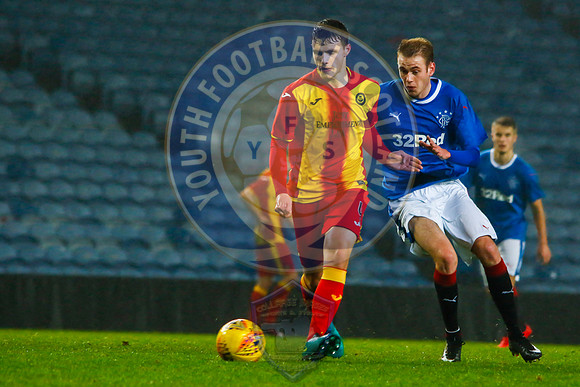 Rangers Vs Partick Thistle (U20s), Ibrox Stadium, Glasgow, Monda