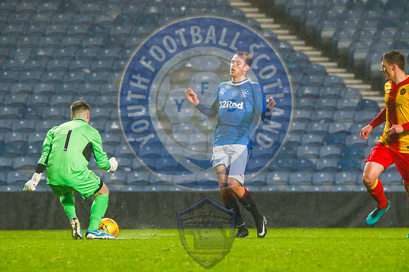 Rangers Vs Partick Thistle (U20s), Ibrox Stadium, Glasgow, Monda