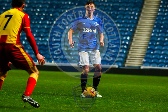 Rangers Vs Partick Thistle (U20s), Ibrox Stadium, Glasgow, Monda