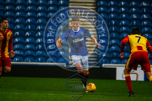 Rangers Vs Partick Thistle (U20s), Ibrox Stadium, Glasgow, Monda