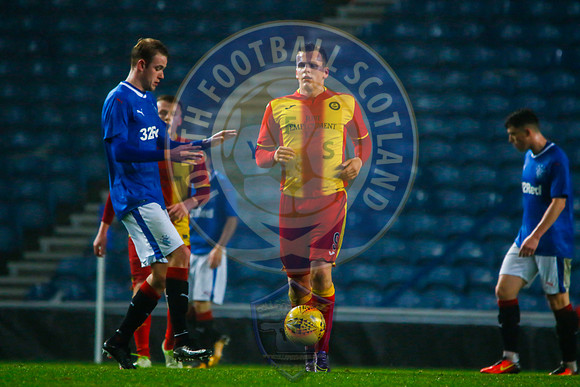 Rangers Vs Partick Thistle (U20s), Ibrox Stadium, Glasgow, Monda