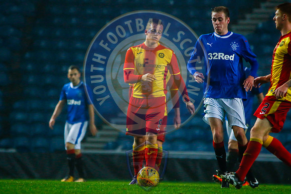 Rangers Vs Partick Thistle (U20s), Ibrox Stadium, Glasgow, Monda