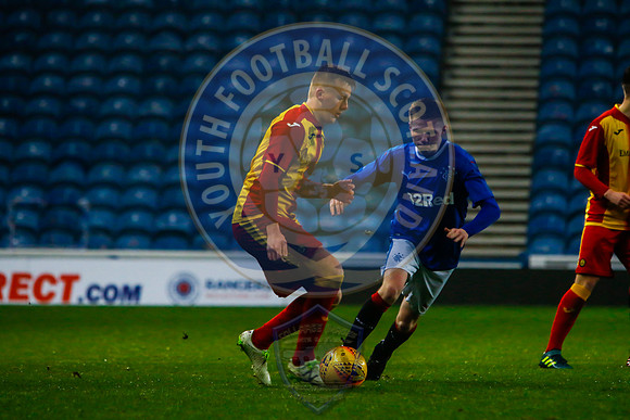 Rangers Vs Partick Thistle (U20s), Ibrox Stadium, Glasgow, Monda