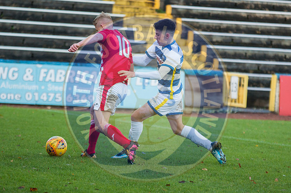 SFA Youth Cup, Round 4; Greenock Morton V St Mirren, Cappielow Park, Greenock