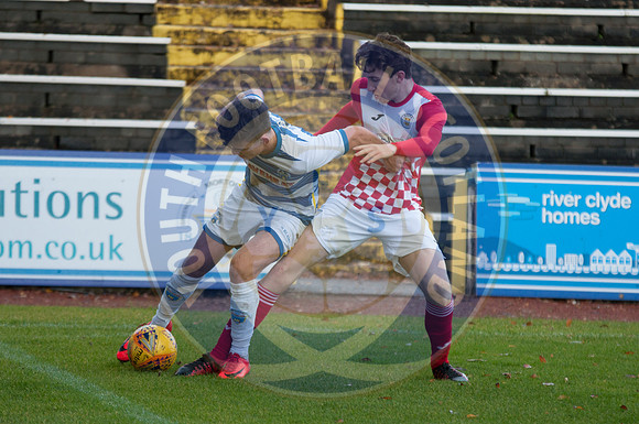 SFA Youth Cup, Round 4; Greenock Morton V St Mirren, Cappielow Park, Greenock