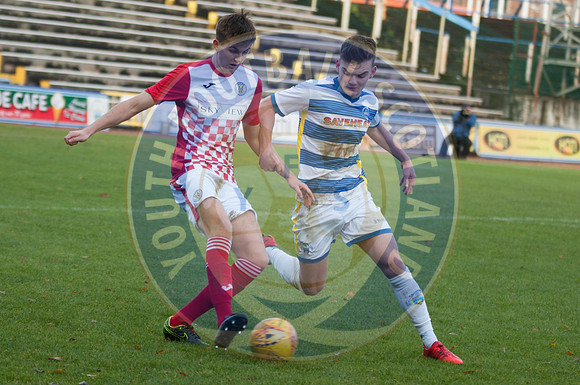 SFA Youth Cup, Round 4; Greenock Morton V St Mirren, Cappielow Park, Greenock