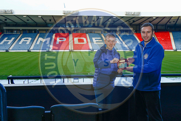 Jamie Skinner Goal Of The Year Presentation, Thursday 18th Janua