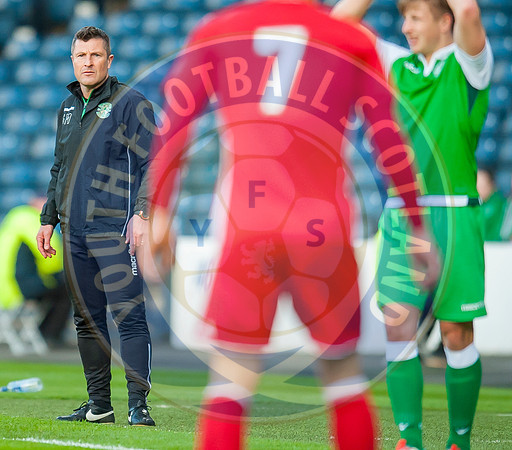 Scottish FA Youth Cup Final Aberdeen FC vs Hibernian Fc, Hampden