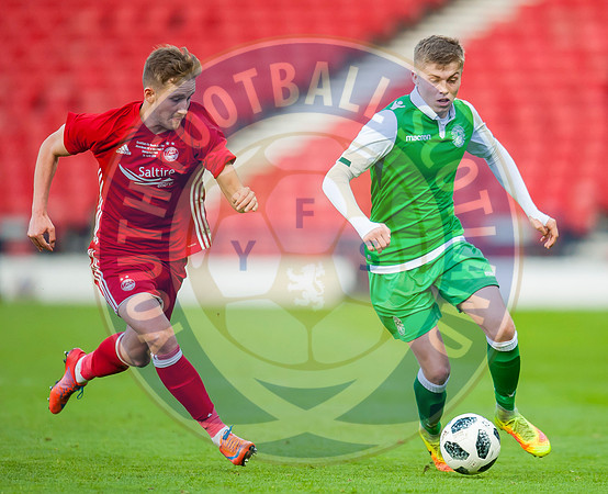 Scottish FA Youth Cup Final Aberdeen FC vs Hibernian Fc, Hampden