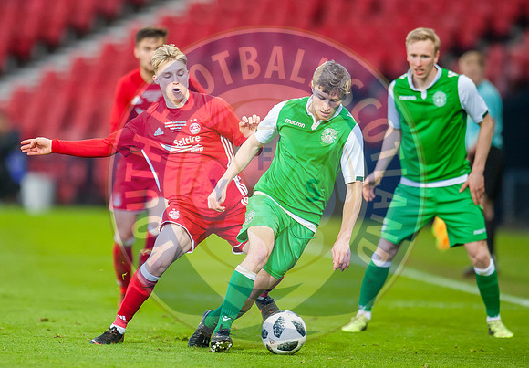 Scottish FA Youth Cup Final Aberdeen FC vs Hibernian Fc, Hampden