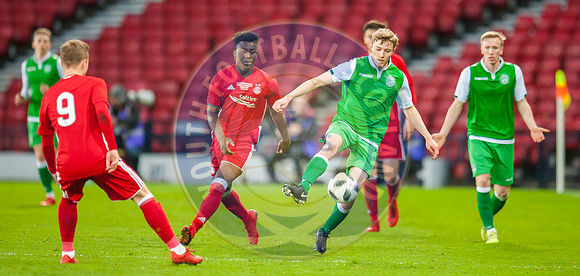 Scottish FA Youth Cup Final Aberdeen FC vs Hibernian Fc, Hampden