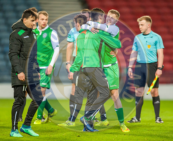 Scottish FA Youth Cup Final Aberdeen FC vs Hibernian Fc, Hampden