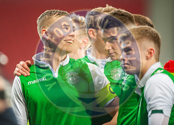 Scottish FA Youth Cup Final Aberdeen FC vs Hibernian Fc, Hampden