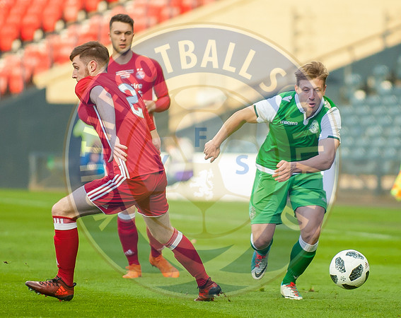 Scottish FA Youth Cup Final Aberdeen FC vs Hibernian Fc, Hampden
